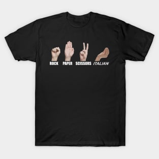 ROCK PAPER SCISSORS ITALIAN 2 T-Shirt